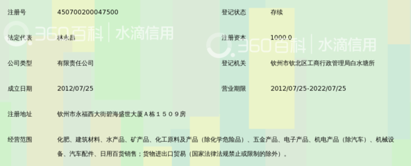 广西钦州骏腾贸易