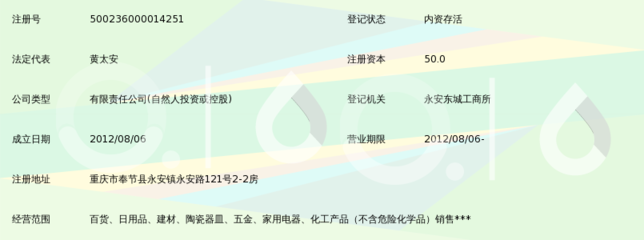 重庆市烟花爆竹集团奉节县永祥